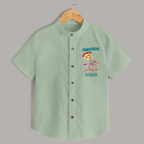 Happy Diwali | Brightest Light of the Celebration Shirt - MINT GREEN - 0 - 6 Months Old (Chest 23")