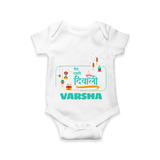 Happy Diwali | Our Bundle of Festival Fun Romper - WHITE - New Born (Chest 14")