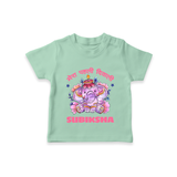 Happy Diwali | Festival Lighting Delight Personalized T-Shirt - MINT GREEN - 0-5 Months Old (Chest 17")
