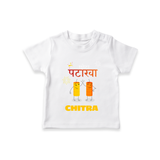 Happy Diwali | Diwali Fun and Games T-Shirt - WHITE - 0-5 Months Old (Chest 17")