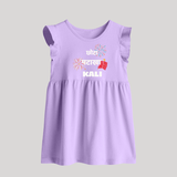 Happy Diwali | Adorned in Light and Fun Baby Frock - LILAC - 0 - 3 Months Old (Chest 17")