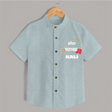 Happy Diwali | Adorned in Light and Fun Shirt - ARCTIC BLUE - 0 - 6 Months Old (Chest 23")