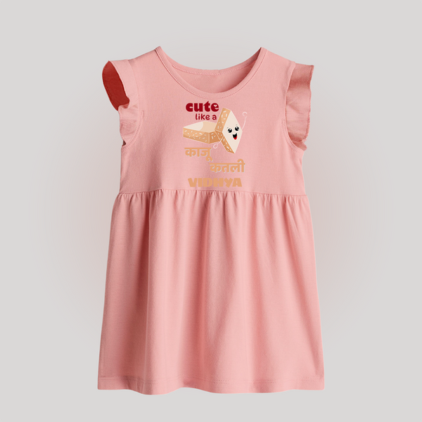 Happy Diwali | Glowing with Diwali Joy Baby Frock - BABY PINK - 0 - 3 Months Old (Chest 17")