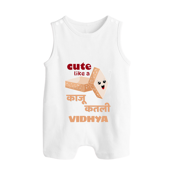 Happy Diwali | Glowing with Diwali Joy Romper Suit - WHITE - 0 - 5 Months Old (Chest 18")
