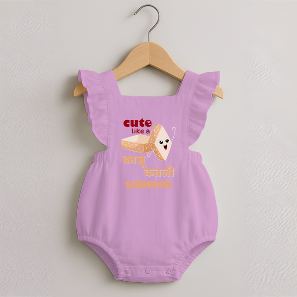 Happy Diwali | Glowing with Diwali Joy Romper Frock - BABY PINK - 0 - 3 Months Old (Chest 19")
