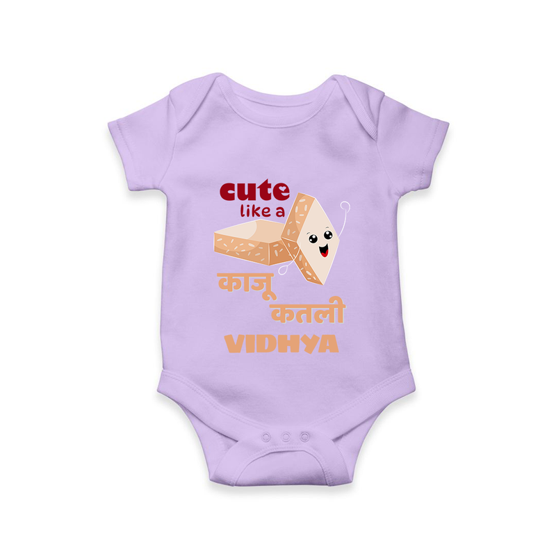 Happy Diwali | Glowing with Diwali Joy Romper - LILAC - New Born (Chest 14")