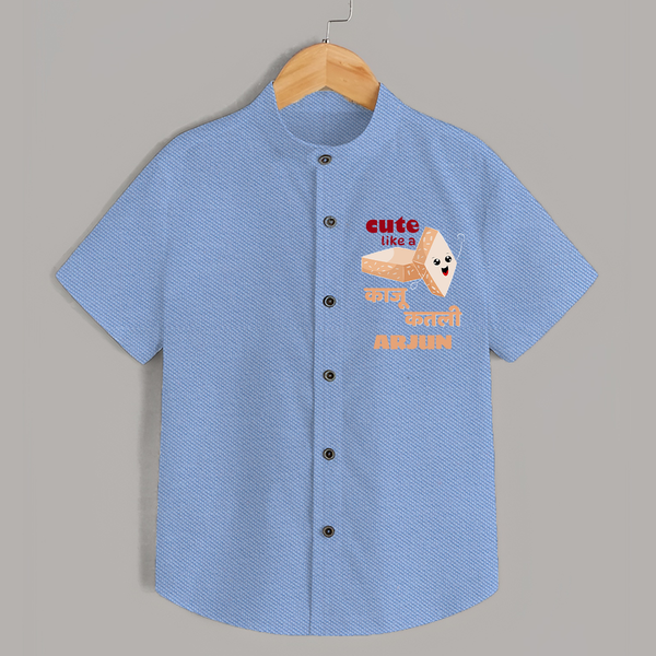 Happy Diwali | Glowing with Diwali Joy Shirt - SKY BLUE - 0 - 6 Months Old (Chest 23")