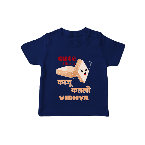 Happy Diwali | Glowing with Diwali Joy T-Shirt - NAVY BLUE - 0-5 Months Old (Chest 17")