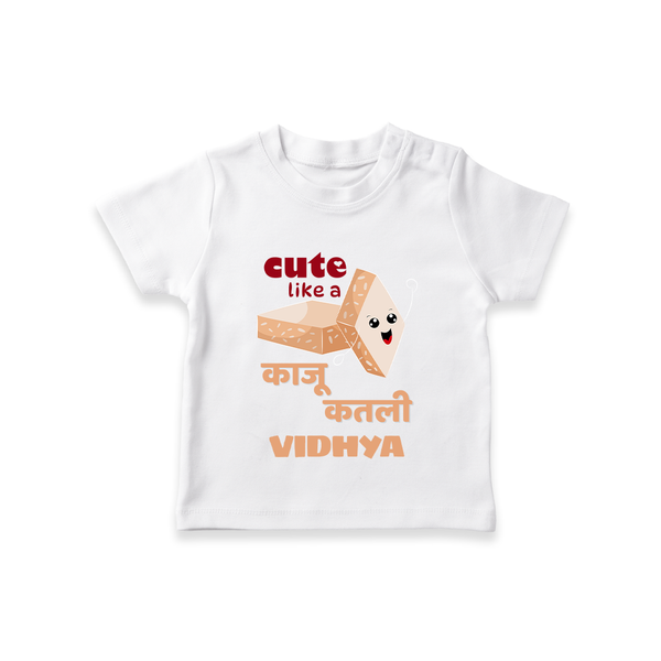 Happy Diwali | Glowing with Diwali Joy T-Shirt - WHITE - 0-5 Months Old (Chest 17")