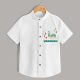 Happy Diwali | Twinkle and Celebrate Personalized Shirt - WHITE - 0 - 6 Months Old (Chest 23")