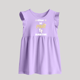Happy Diwali | Shubh Labh Celebration Baby Frock - LILAC - 0 - 3 Months Old (Chest 17")