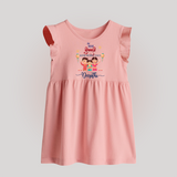 Happy Diwali | New Beginnings Celebration Baby Frock - BABY PINK - 0 - 3 Months Old (Chest 17")