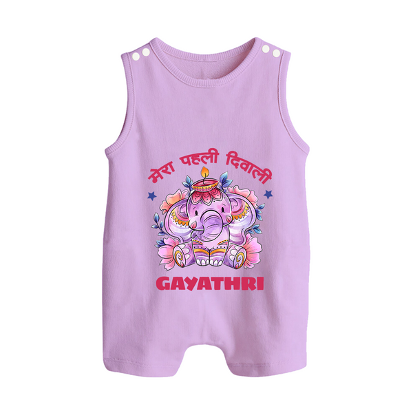 Happy Diwali | Little Star of the Celebration Romper Suit - LILAC - 0 - 5 Months Old (Chest 18")