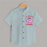 Happy Diwali | Little Star of the Celebration Shirt - ARCTIC BLUE - 0 - 6 Months Old (Chest 23")
