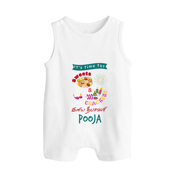 Happy Diwali | Cherished Diwali Celebration Romper Suit - WHITE - 0 - 5 Months Old (Chest 18")