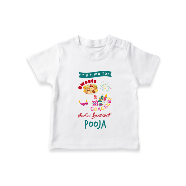 Happy Diwali | Cherished Diwali Celebration T-Shirt - WHITE - 0-5 Months Old (Chest 17")