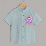 Happy Diwali | Celebration is Lighting Up Shirt - ARCTIC BLUE - 0 - 6 Months Old (Chest 23")