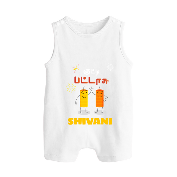 Happy Diwali | First Diwali Tradition Romper Suit - WHITE - 0 - 5 Months Old (Chest 18")