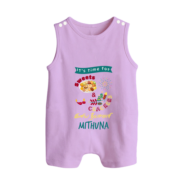 Happy Diwali | Sacred Light Celebration Romper Suit - LILAC - 0 - 5 Months Old (Chest 18")