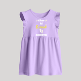 Happy Diwali | Biggest Celebration Fun Baby Frock - LILAC - 0 - 3 Months Old (Chest 17")
