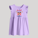 Happy Diwali | Little Blessing of Light Baby Frock - LILAC - 0 - 3 Months Old (Chest 17")
