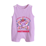 Happy Diwali | Deepawali Purity and Fun Romper Suit - LILAC - 0 - 5 Months Old (Chest 18")