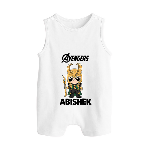 Mini Hero Avengers Assemble Button Romper