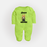  Mini Hero Avengers Assemble Full Body Suit - LIME GREEN - New Born (Chest 7.5")