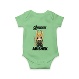  Mini Hero Avengers Assemble Romper - GREEN - New Born (Chest 14")