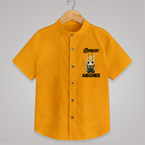  Mini Hero Avengers Assemble Shirt - CHROME YELLOW - 0 - 6 Months Old (Chest 23")