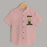 Mini Hero Avengers Assemble Shirt - PEACH - 0 - 6 Months Old (Chest 23")