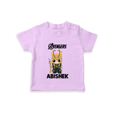  Mini Hero Avengers Assemble TShirt - LILAC - 0-5 Months Old (Chest 17")