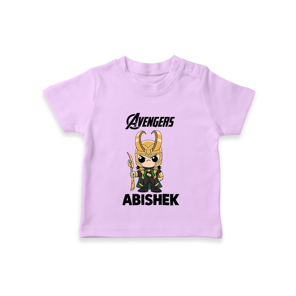  Mini Hero Avengers Assemble TShirt - LILAC - 0-5 Months Old (Chest 17")