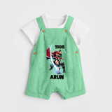 Mighty Thor Lightning Strike Dungaree - GREEN - 0 - 5 Months Old (Chest 18")