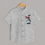 Mighty Thor Lightning Strike Shirt - GREY - 0 - 6 Months Old (Chest 23")