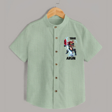 Mighty Thor Lightning Strike Shirt - MINT GREEN - 0 - 6 Months Old (Chest 23")
