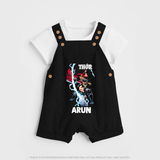 Mighty Thor Lightning Strike Dungaree - BLACK - 0 - 5 Months Old (Chest 18")