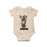  Mischief Maker Loki Chibi Romper - IVORY - New Born (Chest 14")