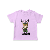  Mischief Maker Loki Chibi TShirt - LILAC - 0-5 Months Old (Chest 17")