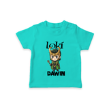  Mischief Maker Loki Chibi TShirt - TEAL - 0-5 Months Old (Chest 17")