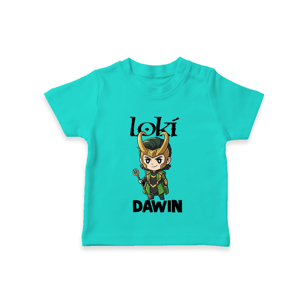  Mischief Maker Loki Chibi TShirt - TEAL - 0-5 Months Old (Chest 17")