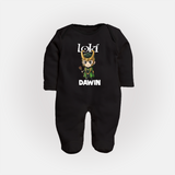  Mischief Maker Loki Chibi Full Body Suit - BLACK - New Born (Chest 7.5")
