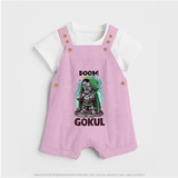  Doctor Doom Supervillain Dungaree - BABY PINK - 0 - 5 Months Old (Chest 18")