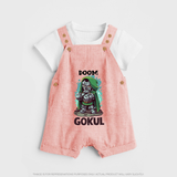  Doctor Doom Supervillain Dungaree - PEACH - 0 - 5 Months Old (Chest 18")