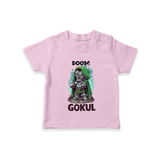  Doctor Doom Supervillain TShirt - BABY PINK - 0-5 Months Old (Chest 17")