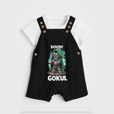  Doctor Doom Supervillain Dungaree - BLACK - 0 - 5 Months Old (Chest 18")