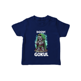  Doctor Doom Supervillain TShirt - NAVY BLUE - 0-5 Months Old (Chest 17")