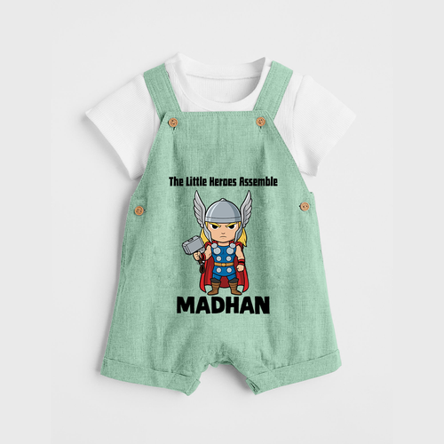 Little Thunder Warrior Graphic Dungaree