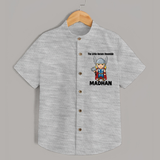 Little Thunder Warrior Graphic Shirt - GREY - 0 - 6 Months Old (Chest 23")