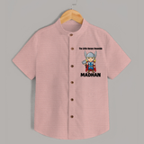 Little Thunder Warrior Graphic Shirt - PEACH - 0 - 6 Months Old (Chest 23")